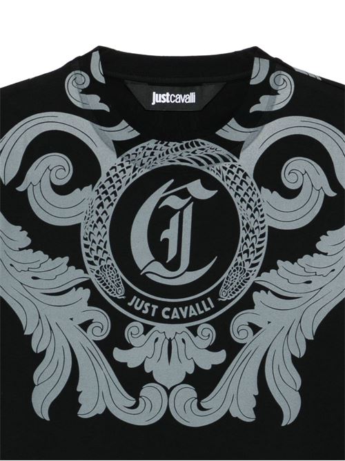 T-shirt uomo con stampa JUST CAVALLI | 80OAHE17CJ110899